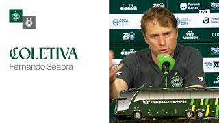 🎙️ COLETIVA | Coritiba 3x2 Bahia | Entrevista com o técnico Fernando Seabra.