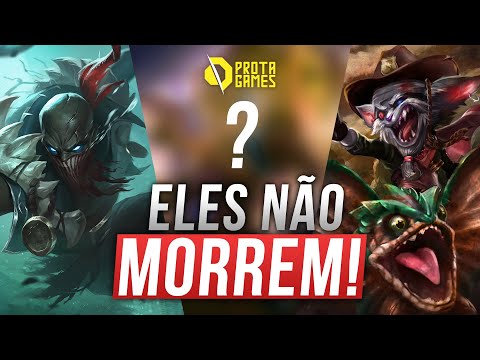 OS 5 CAMPEÕES MAIS DIFÍCEIS DE SE MATAR - LEAGUE OF LEGENDS