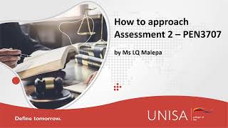 PEN3707-Approaching assessment 2