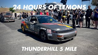 24H of Lemons | Thunderhill 5 Mile 2024 | Race Highlights