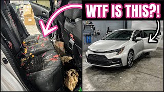 Deep Cleaning The Nastiest Repo Toyota Ever! Satisfying Disaster Car Detailing Transformation!