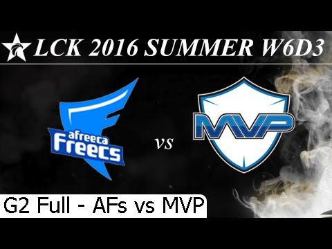 AFs vs MVP Game 2 Full + Damage 29/06/2016 - LCK Summer 2016 W6D3M3 Afreeca Freecs vs MVP