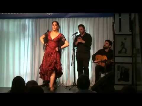 Patricia Guerrero en la Tertulia C. Flamenca El Gallo de Morón de la Frontera