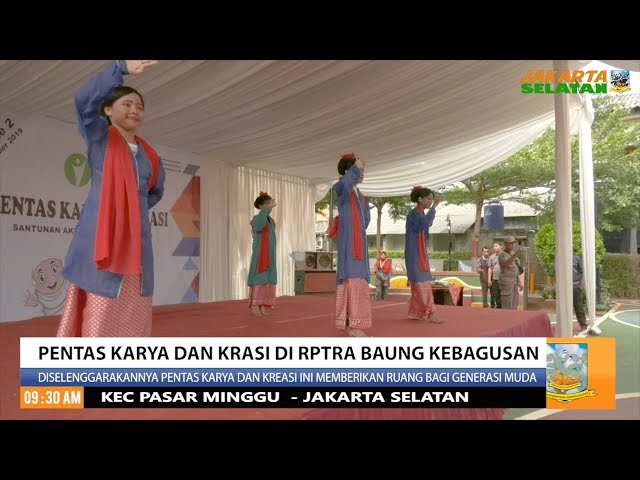 Pentas Karya dan Krasi di RPTRA Baung Kebagusan