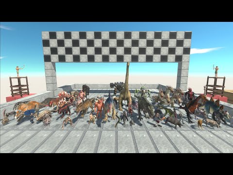 All Units Survival Speed Race - Which Unit Will Survive? Animal Revolt Battle Simulator