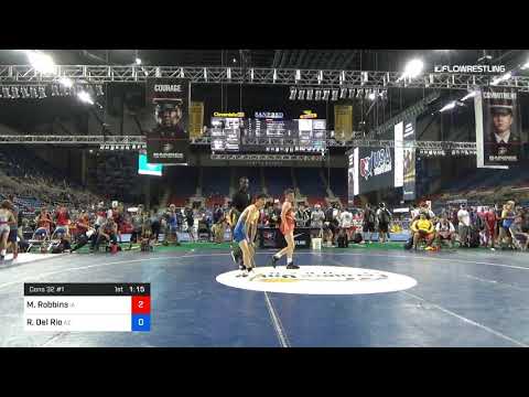 100 Lbs Cons 32 1 McKinley Robbins Iowa Vs Rohnan Del Rio Arizona