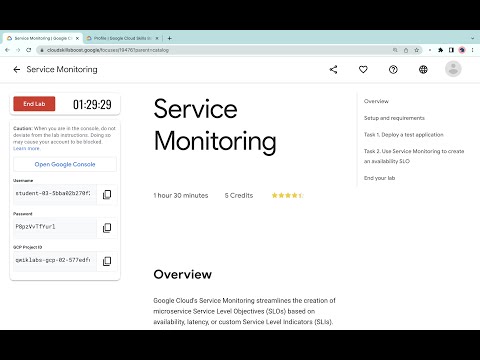 Service Monitoring || #qwiklabs || #coursera  || [With Explanation🗣️]