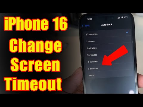 How to Change Screen Timeout on iPhone 16 / 16 Pro Max
