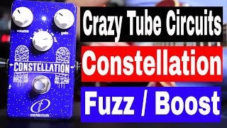 Video thumbnail for Crazy Tube Circuits Constellation Fuzz/Boost Pedal Quick Listen Demo Video by Shawn Tubbs by Shawn Tubbs