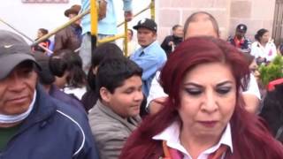 MANIFESTACIÓN PACÍFICA LA DE SOLEDAD LUÉVANO; NO PERMITIRÁ TOMA DE PROTESTA DE LOS LEGISLADORES ENTR