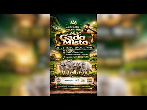 LEILÃO MISTO - SIND. RURAL DE PRESIDENTE OLEGÁRIO 25/05/2026