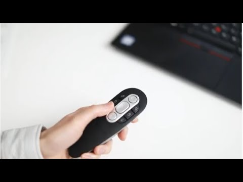 Targus Wireless Air Pointer Presentation Remote Control Compatible With Windows and Mac - Black/Grey - video 1