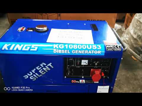 Genset silent double volt 10 kva 3 phs tgl 18 maret 2021