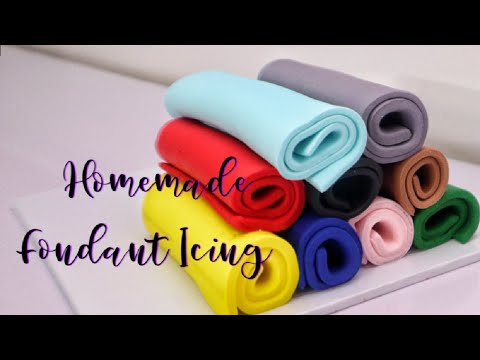 How to make Fondant icing | Homemade Fondant