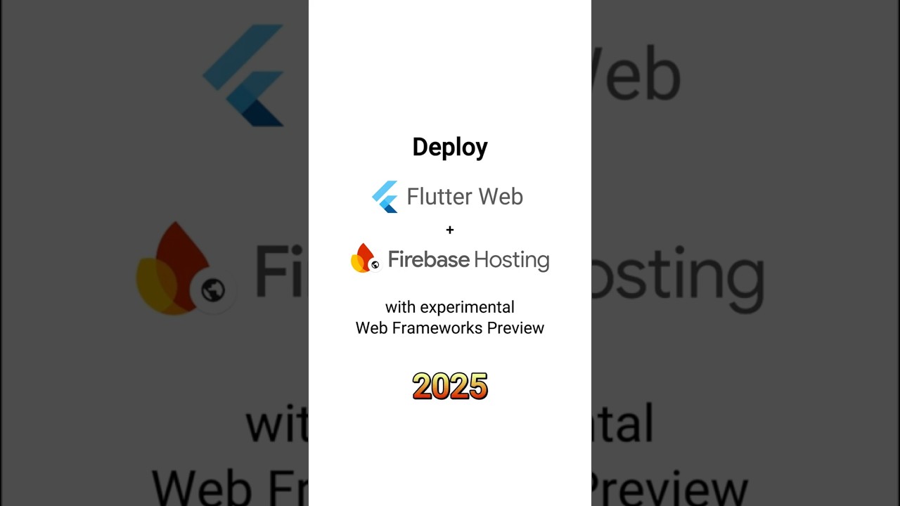 Deploy Flutter Web App on Firebase Hosting 2025