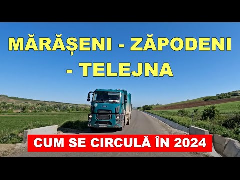 Drumul Maraseni - Zapodeni - Telejna DJ 247 Vaslui video 4K