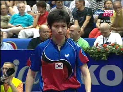 TABLE TENNIS - 2007 WTTC -   TIMO BOLL VS RYU SEUNG MIN