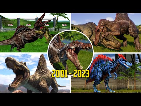 SPINOSAURUS EVOLUTION In 2 Minutes (2001-2023) Jurassic Park - Jurassic World