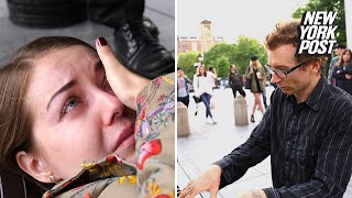 Piano-playing Street Performer Brings Audience to Tears | Extraordinary People | New York Post