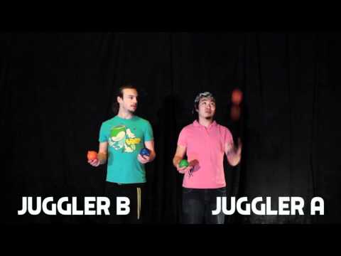 Juggling Tutorial - Partner Arm Weave Columns
