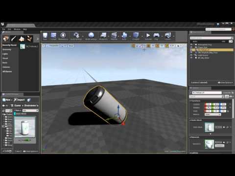 UE4 Basics: Moving, Rotating and Scaling Actors in Unreal 4 (8 of 8)