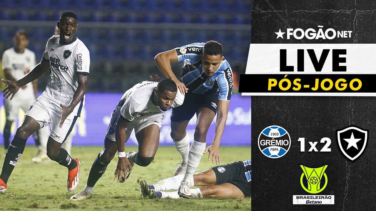 LIVE | Pós-jogo e repercussão da vitória do Botafogo sobre o Grêmio em Cariacica pelo Brasileirão 2024