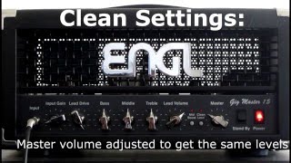 Video thumbnail for ENGL Gigmaster 15 - Tones at different power levels? by megahurtz30