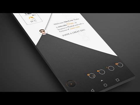 Dark Glow TR6X UI for Klwp