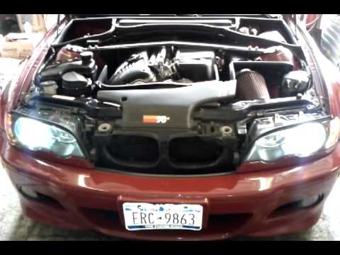 E46 M3 K&N Cold Air Intake Sound