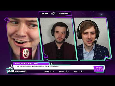 BLAST Bounty Hunt DOTA BLOOPERS | Funny Moments