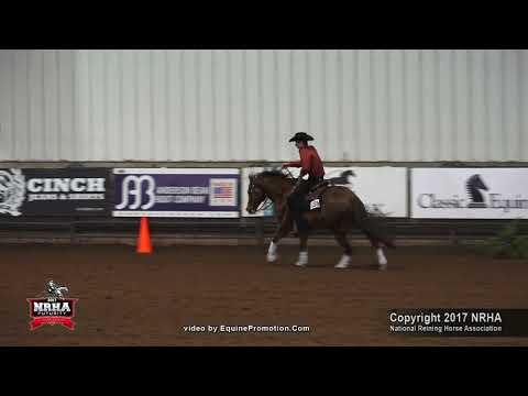 Electric Starlight ridden by Paxton E Chilcote  - 2017 NRHA Futurity (Rookie)