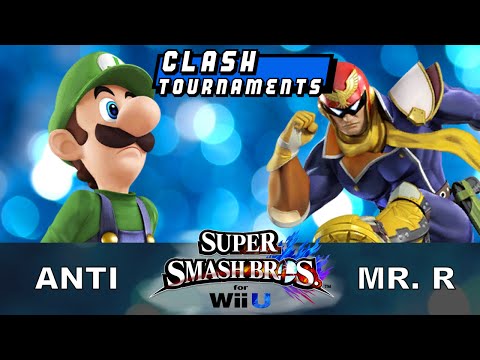 CLASH Invitational for Smash Wii U Losers Semis - Mr. R (Cpt. Falcon) vs Anti (Luigi)
