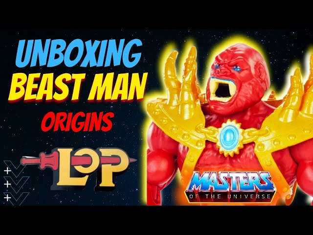 Vídeo relacionado con Masters of the Universe Figura de Acción Beast Man - Articulado - 2 Accesorios - 14 cm - Regalo para Coleccionistas y Niños de 4+ Años