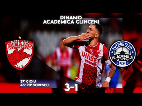 Dinamo - Academica Clinceni 3-1. Deian Sorescu show. A reușit dubla