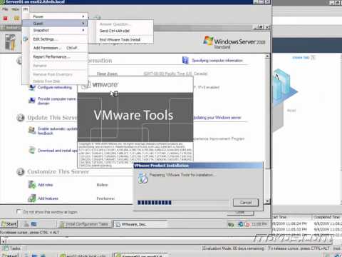 VMware vSphere CBT - Installing VMware Tools