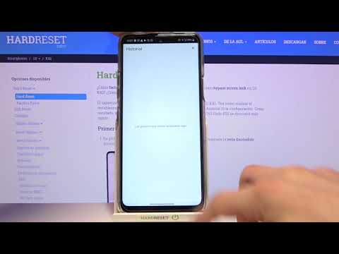 How to clear all history on LG K42 - browsing data, Google Chrome