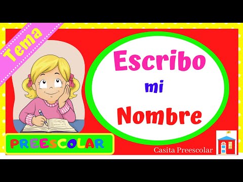 ESCRIBO MI NOMBRE #Aprendeencasa