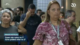 Segundo turno: quem faltou no primeiro pode votar