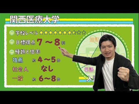 看護学科 【再アップ】関西医療大学 保健看護学部の傾向と対策【看護受験チャンネル】