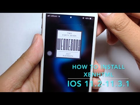 How to install XenHtml & Get Widgets iOS 11.2-11.3.1