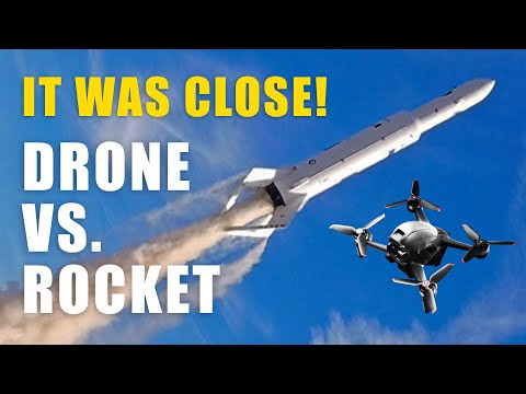 Race: Drone vs. Rocket. It Was Close!