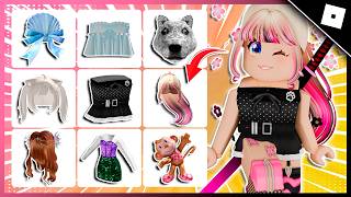 COMO PEGAR 15 ITENS GRÁTIS NO ROBLOX - ITENS DE SEREIA, CABELOS E ROUPINHAS GRÁTIS POR CODE