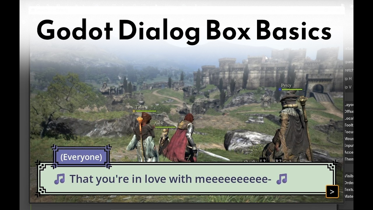 Godot Dialogbox Basics