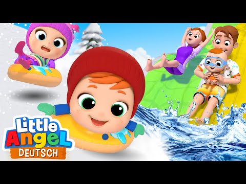 Sommer oder Winter? | Was macht mehr Spaß? | Jahreszeiten-Lied | Little Angel Deutsch – Kinderlieder