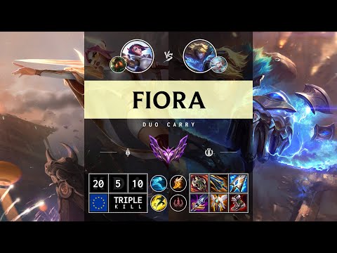Fiora ADC vs Ezreal - EUW Master Patch 14.12