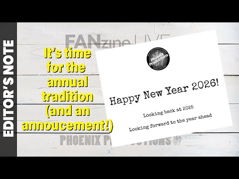 FANzine Live - Editor's Note - Happy New Year 2026!