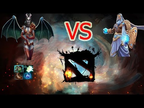 Dota 2 play QUEEN OF PAIN VS ZEUS mID line 🔥🔥