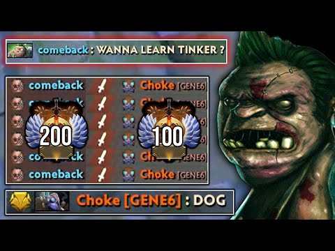 When rank 200 teach rank 100 a lesson!! - Pudge Mid vs Tinker!