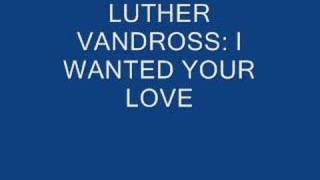LUTHER VANDROSS