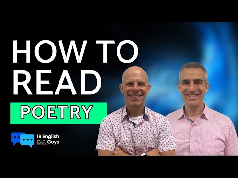 IB English LIT or LAL - Textual Analysis - Poetry - Close Reading